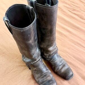 Frye 15R Harness Leather Boots